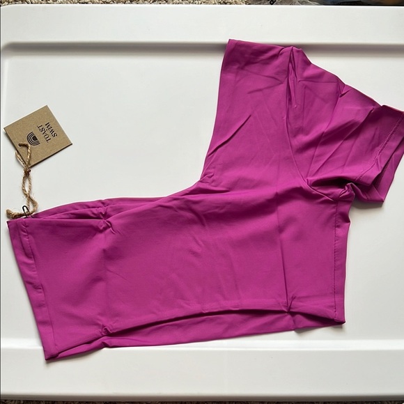 NWT Toast Swim One Shoulder Top - Picture 5 of 5